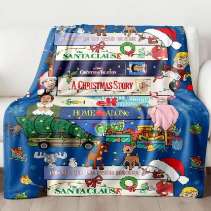 Christmas movie blanket