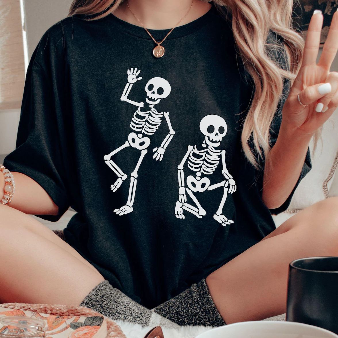 Subtle Skeletons Fk Trump Halloween Shirt