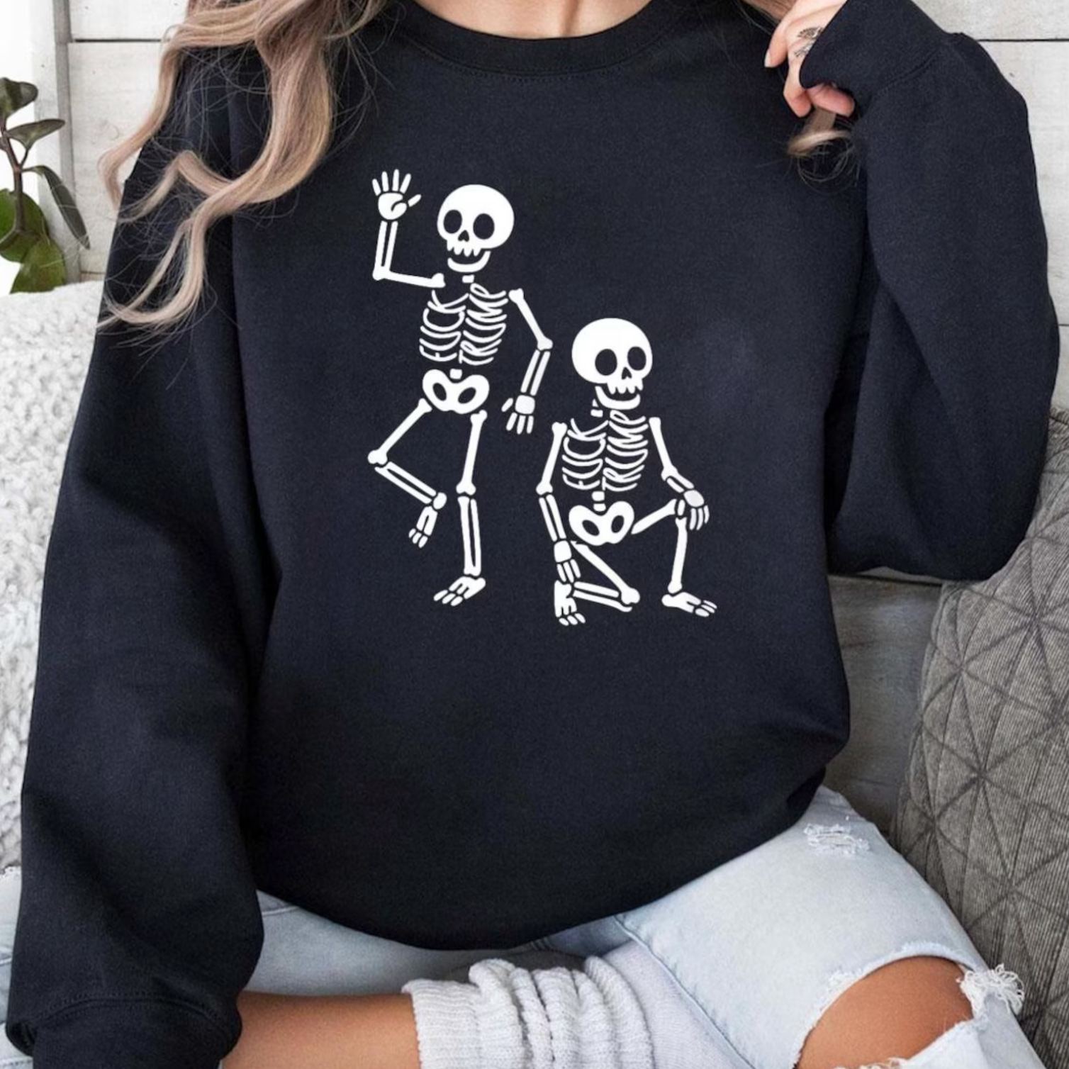 Subtle Skeletons Fk Halloween Shirt