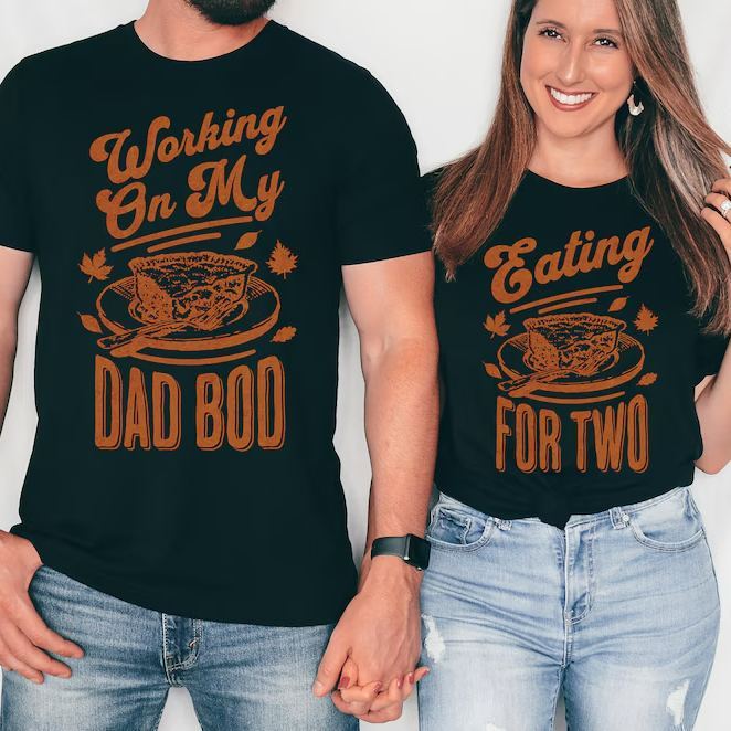 Eating for Two Pregnancy Announcement Shirt