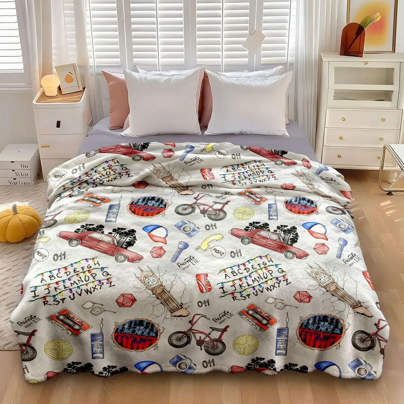 Iconic Posters From Season 1-5 Collection Flannel Blanket