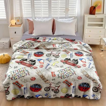 Iconic Posters From Season 1-5 Collection Flannel Blanket