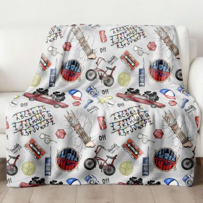 Iconic Posters From Season 1-5 Collection Flannel Blanket