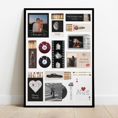 Matchbook Poster | Valentine's Day Gift