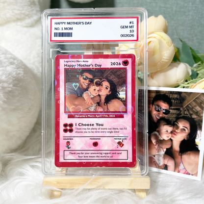 Personalized “Legendary Mom” Love TCG Card