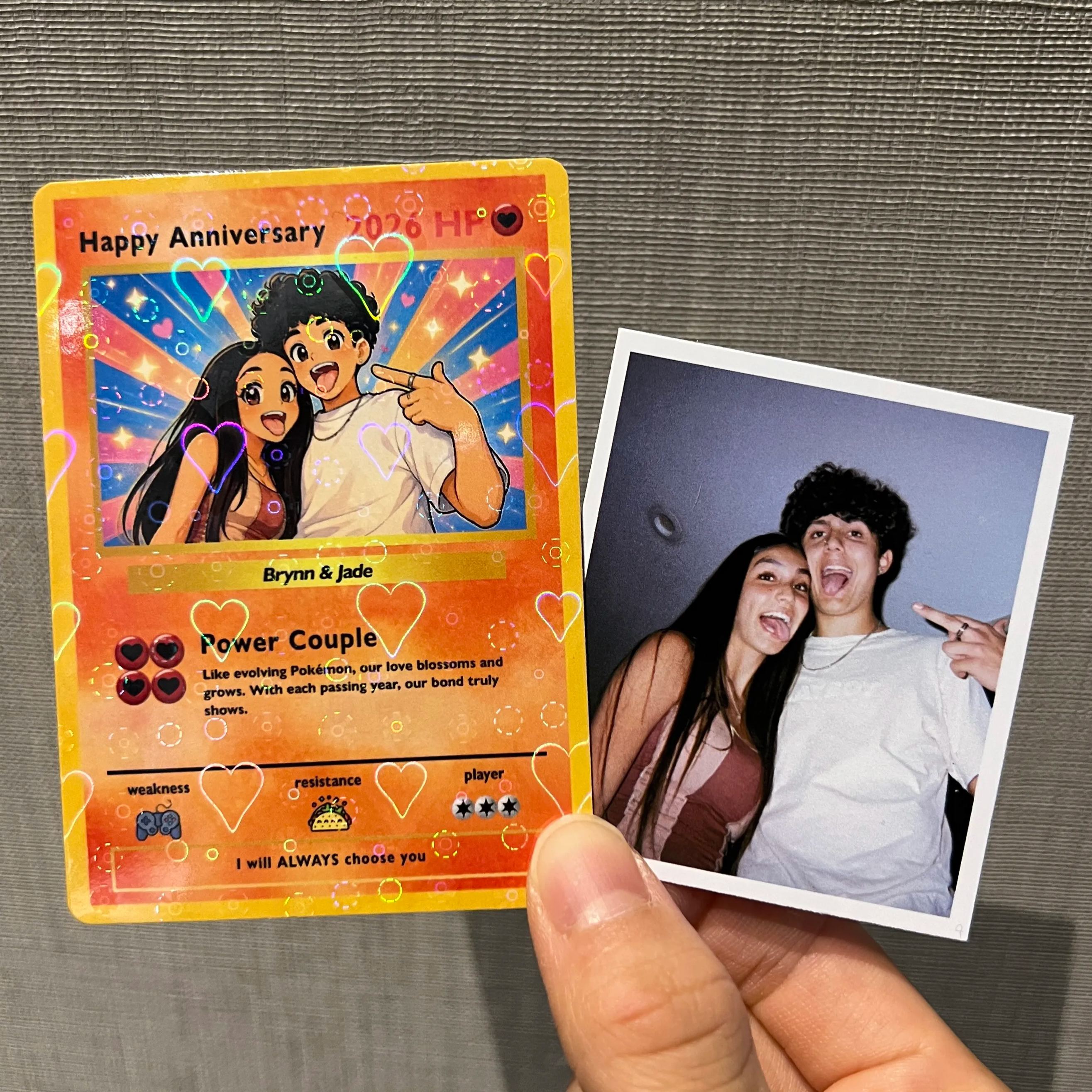 Custom Couple Anime Trading Card 商品缩略图