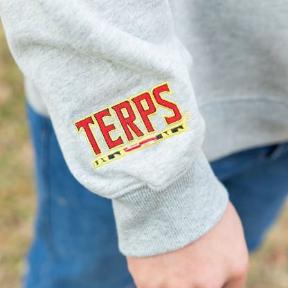 Oversized Embroidered College Mocknecks