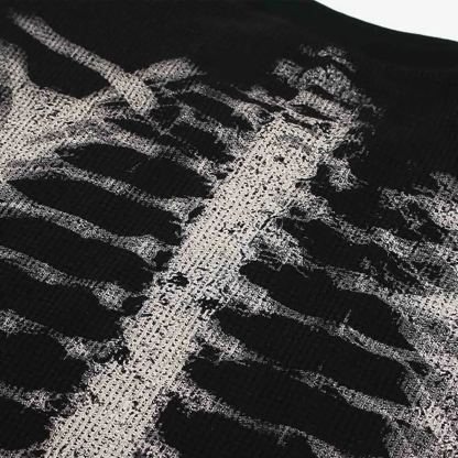 Spooky Halloween Skeleton Graphic Sweatshirt