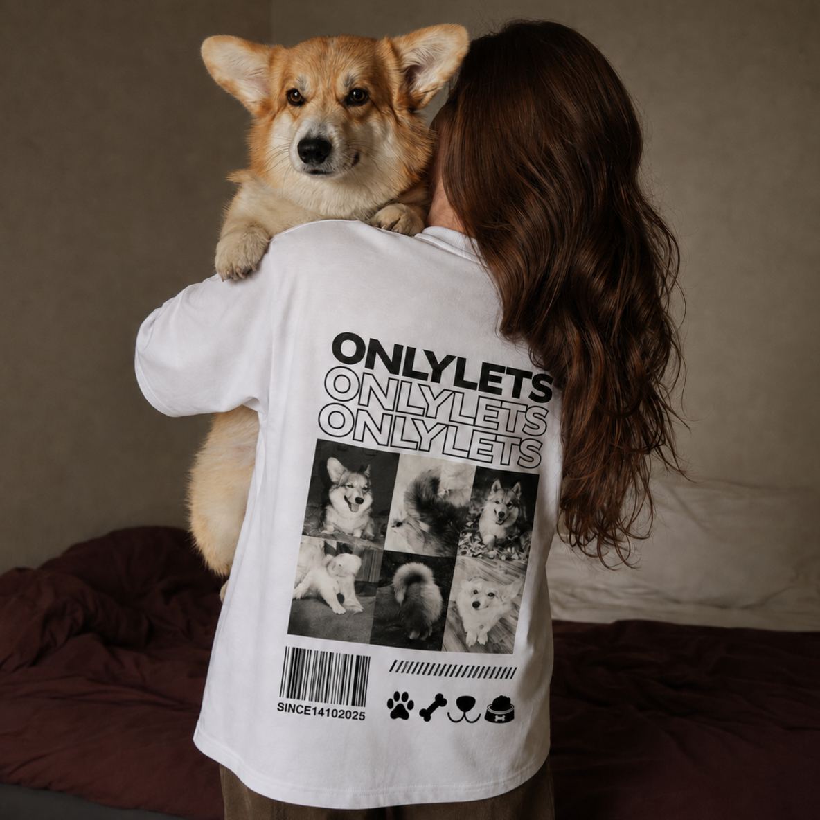 Personalized your Dog Photo Collage T-Shirt