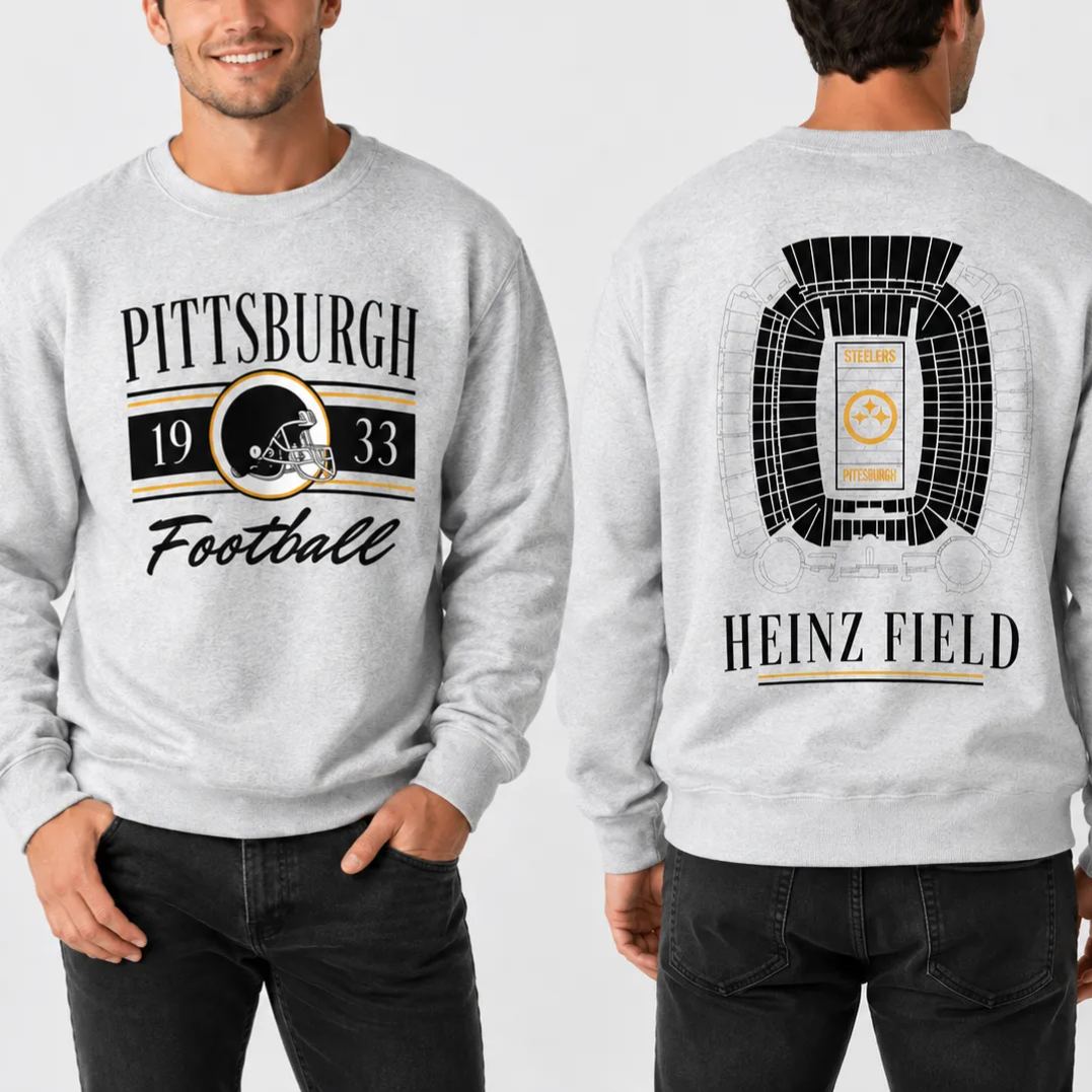 Vintage All Team Football 2 Sided Sweatshirt