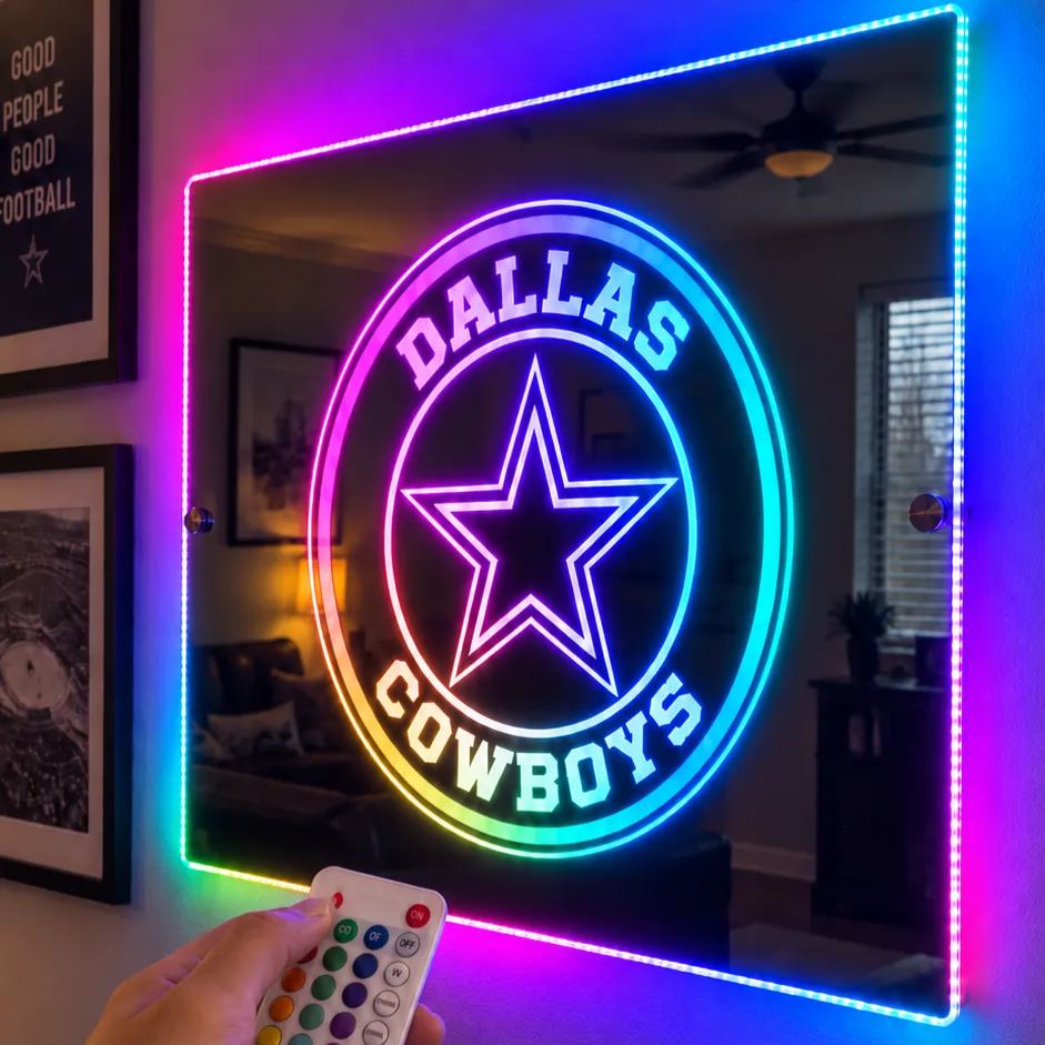 Football Teams LED Mirror Lights
