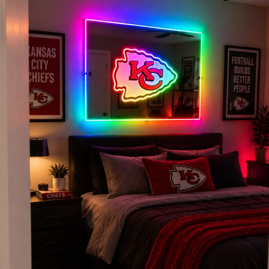 Football Teams LED Mirror Lights