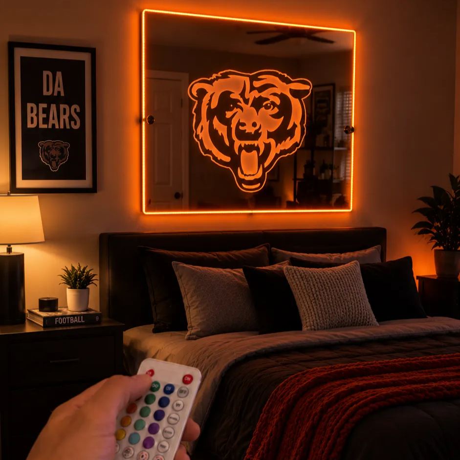 Football Teams LED Mirror Lights