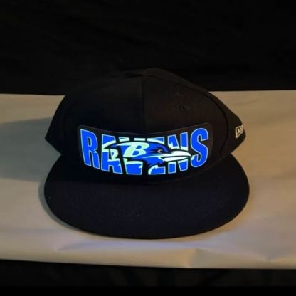 Football Fan LED Light-Up Snapback Cap