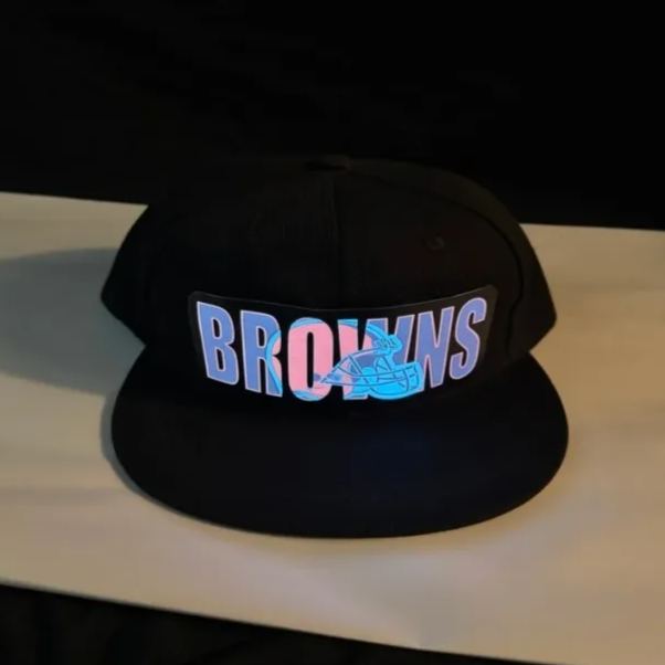 Football Fan LED Light-Up Snapback Cap