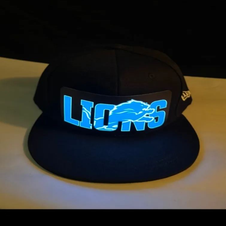 Football Fan LED Light-Up Snapback Cap