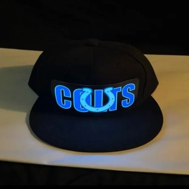 Football Fan LED Light-Up Snapback Cap