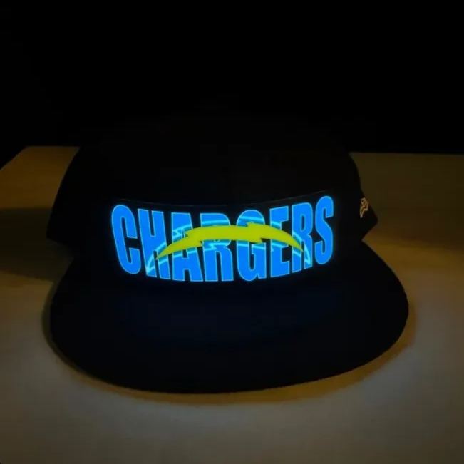 Football Fan LED Light-Up Snapback Cap