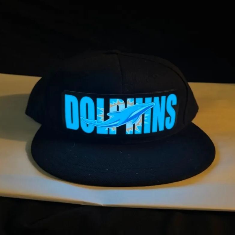 Football Fan LED Light-Up Snapback Cap