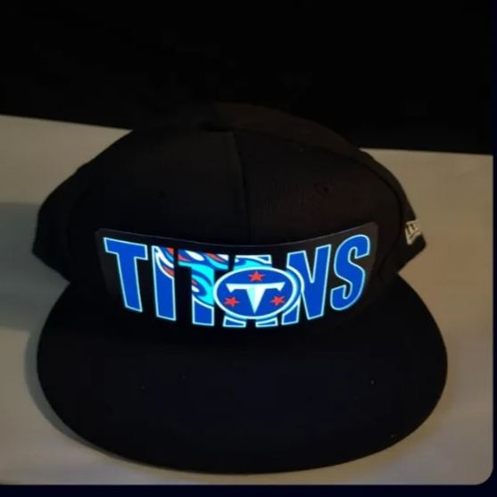 Football Fan LED Light-Up Snapback Cap