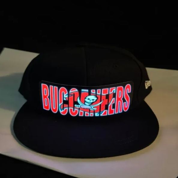 Football Fan LED Light-Up Snapback Cap