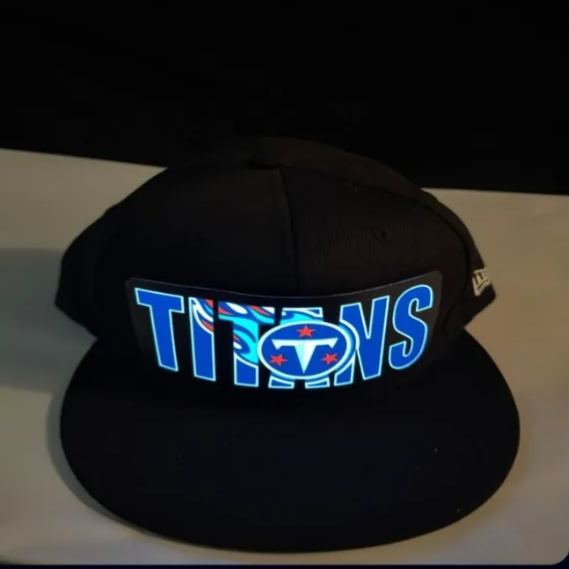 Football Fan LED Light-Up Snapback Cap