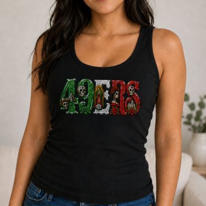 Catrina Collection – Women's Black Tank Top | Choose Your Design
