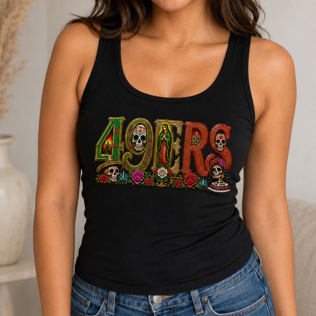 Catrina Collection – Women's Black Tank Top | Choose Your Design
