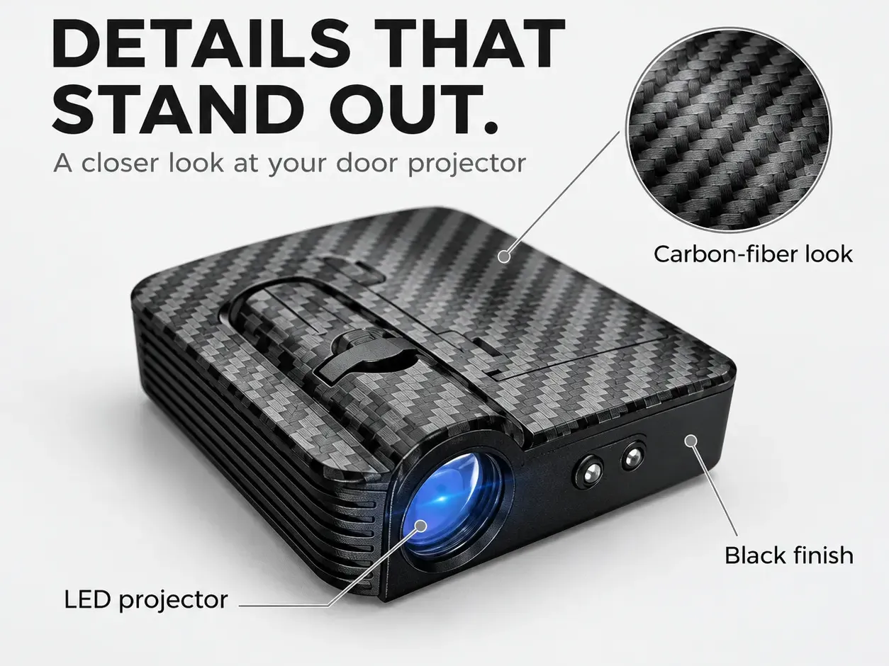 Projector Details and Carbon Fiber Finish