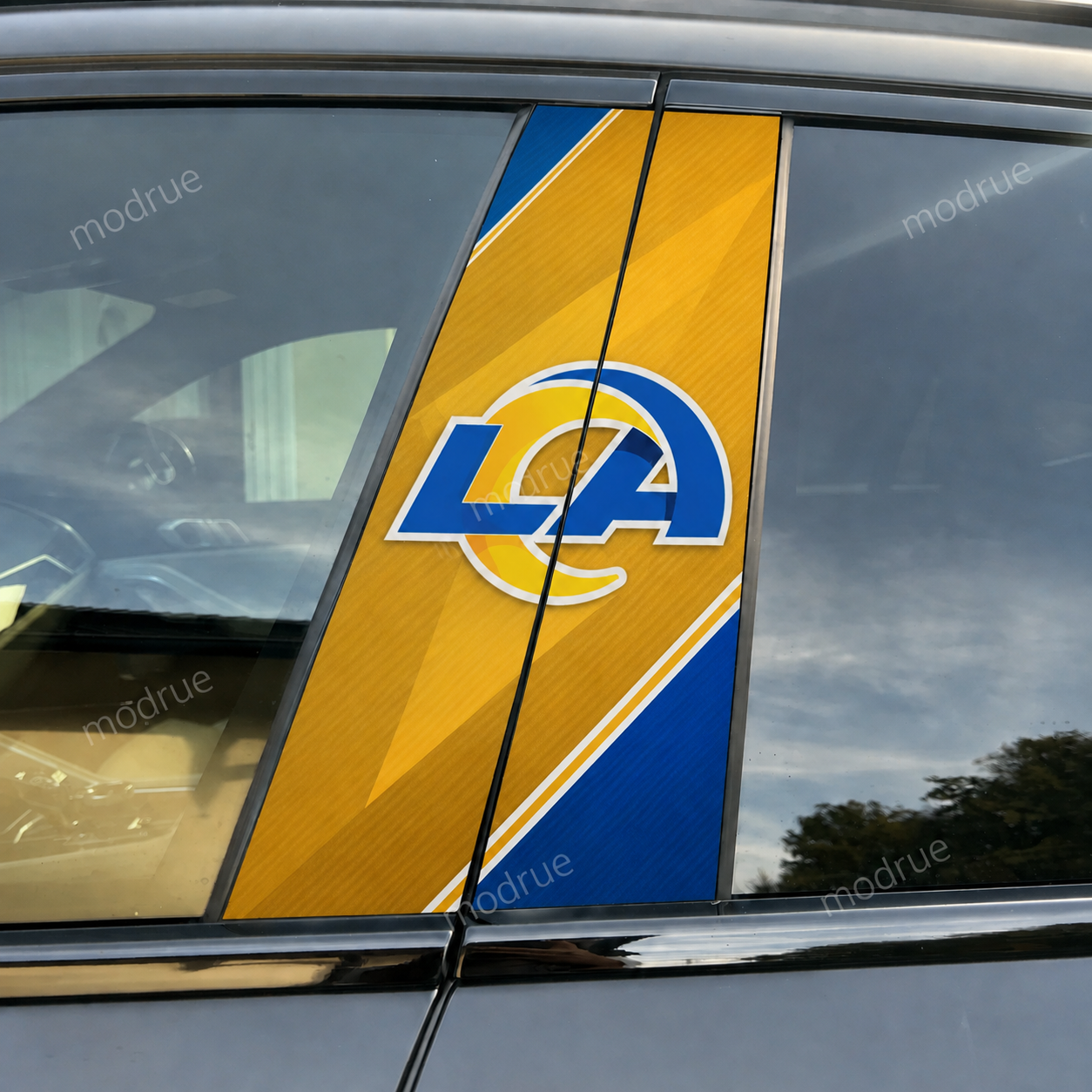 Football Team Car Pillar Wrap - Universal Fit