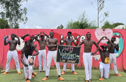 Valentine's Day Greeting Video from Africa-Free Shipping