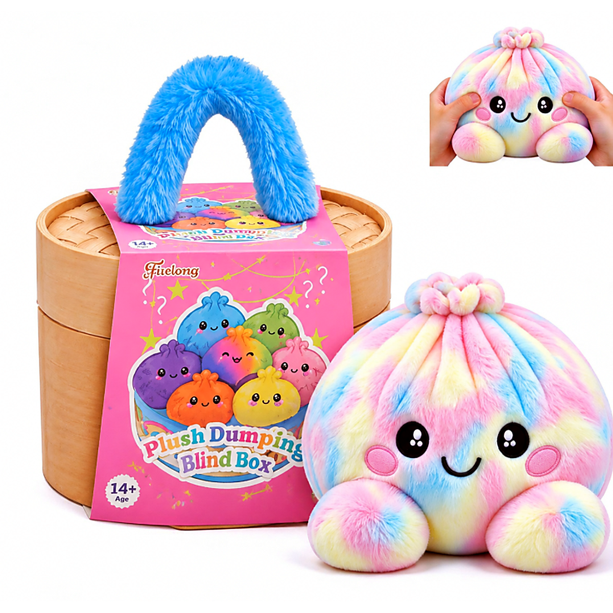 Cute Plush Dumpling Squishy Toy - Photo