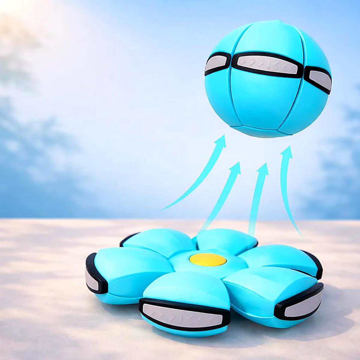 Magic Pop-Up Flying Saucer Ball Toy - View