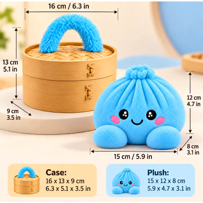 Cute Plush Dumpling - Size Specs