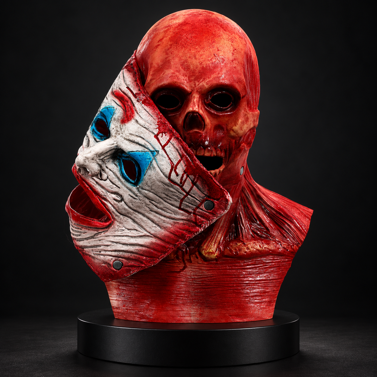Horror Clown Double Layer Skull Mask
