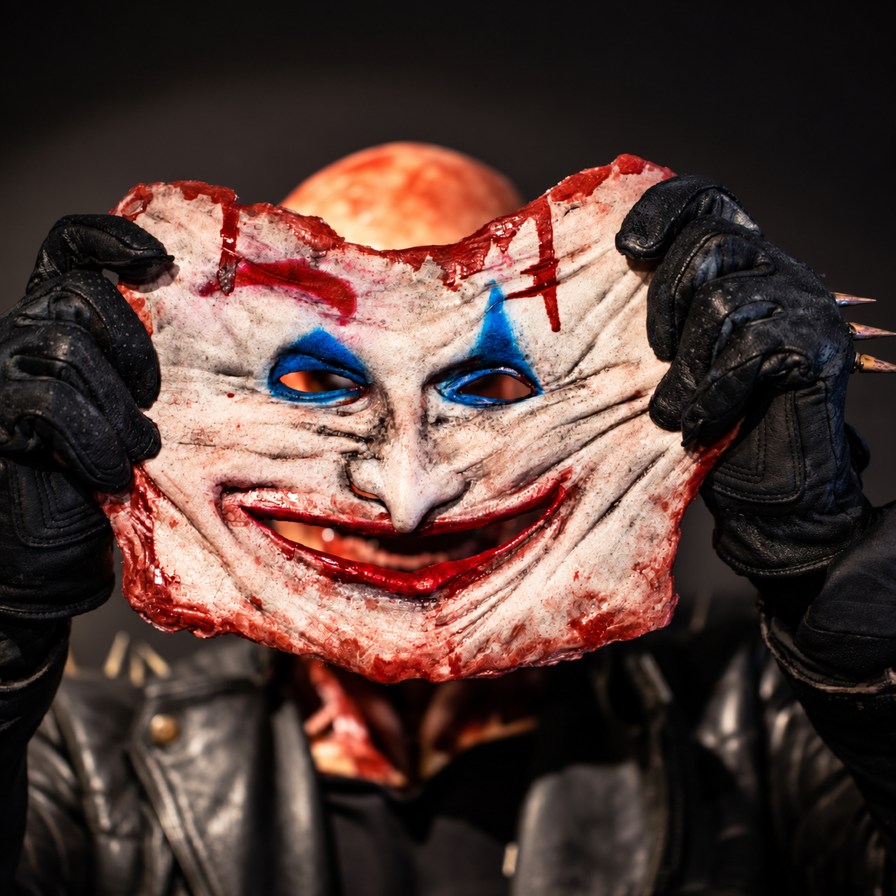 Horror Clown Double Layer Skull Mask
