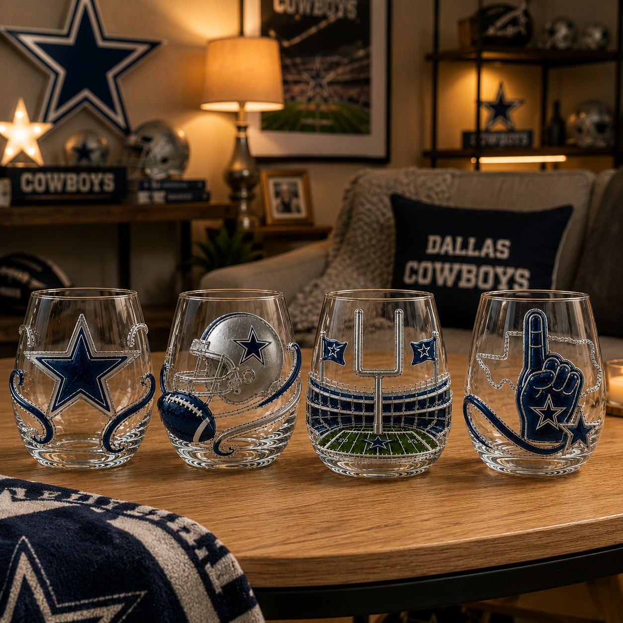 Football Wine Glass
