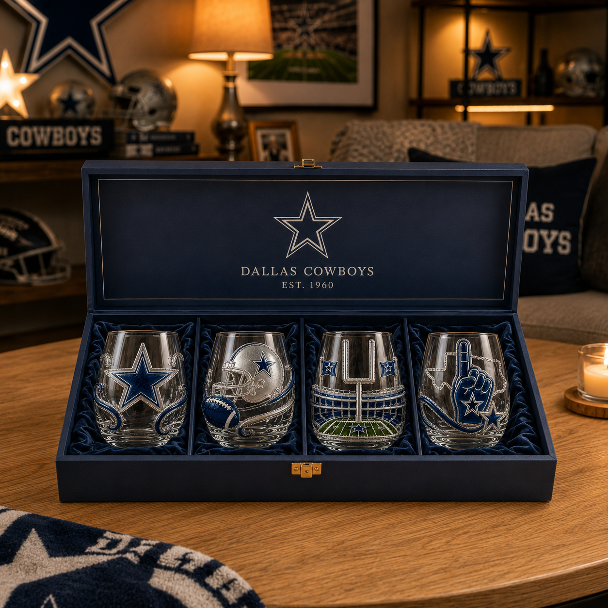 Football Wine Glass