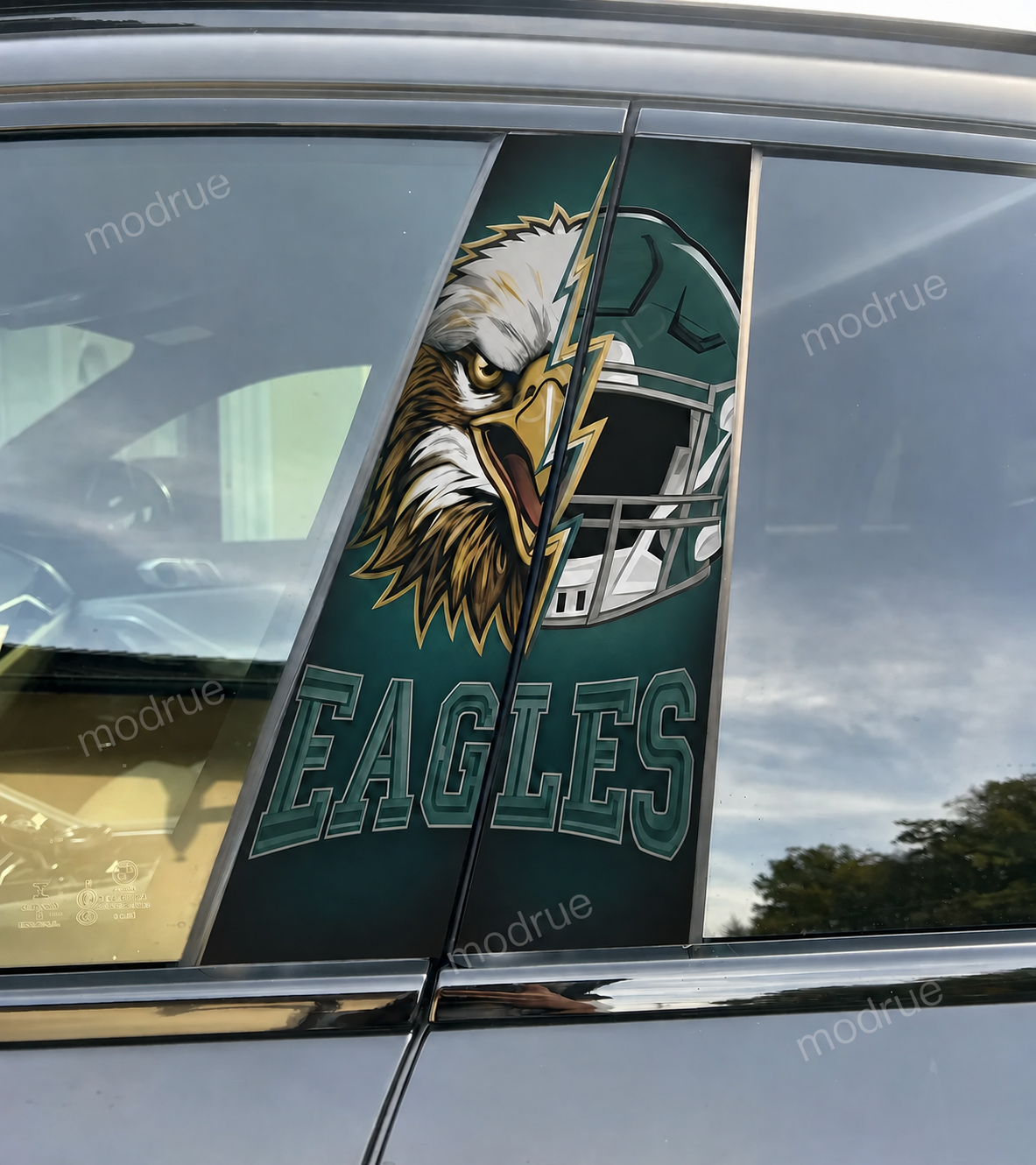 Football Team Mascot Edition Car Pillar Wrap - Universal Fit