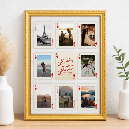 Custom Photo Playing Cards Frame