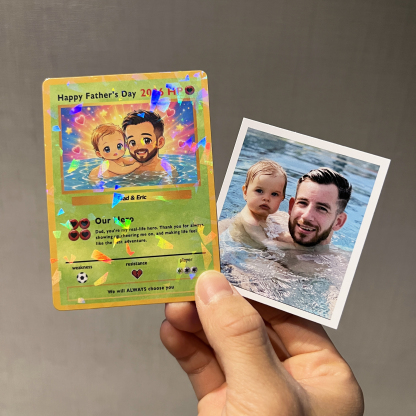Custom Cartoon "Our Hero" Trading Card