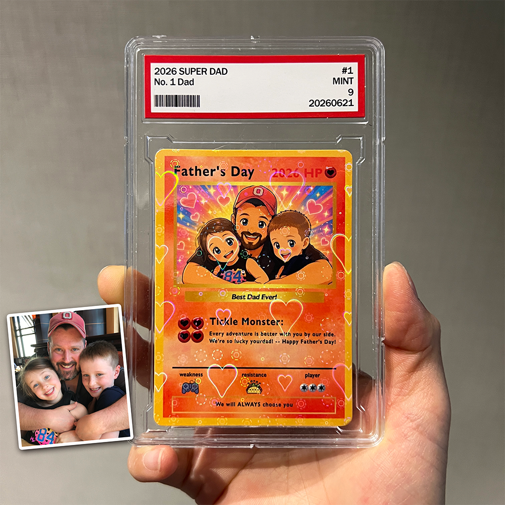 Custom Cartoon "Our Hero" Trading Card
