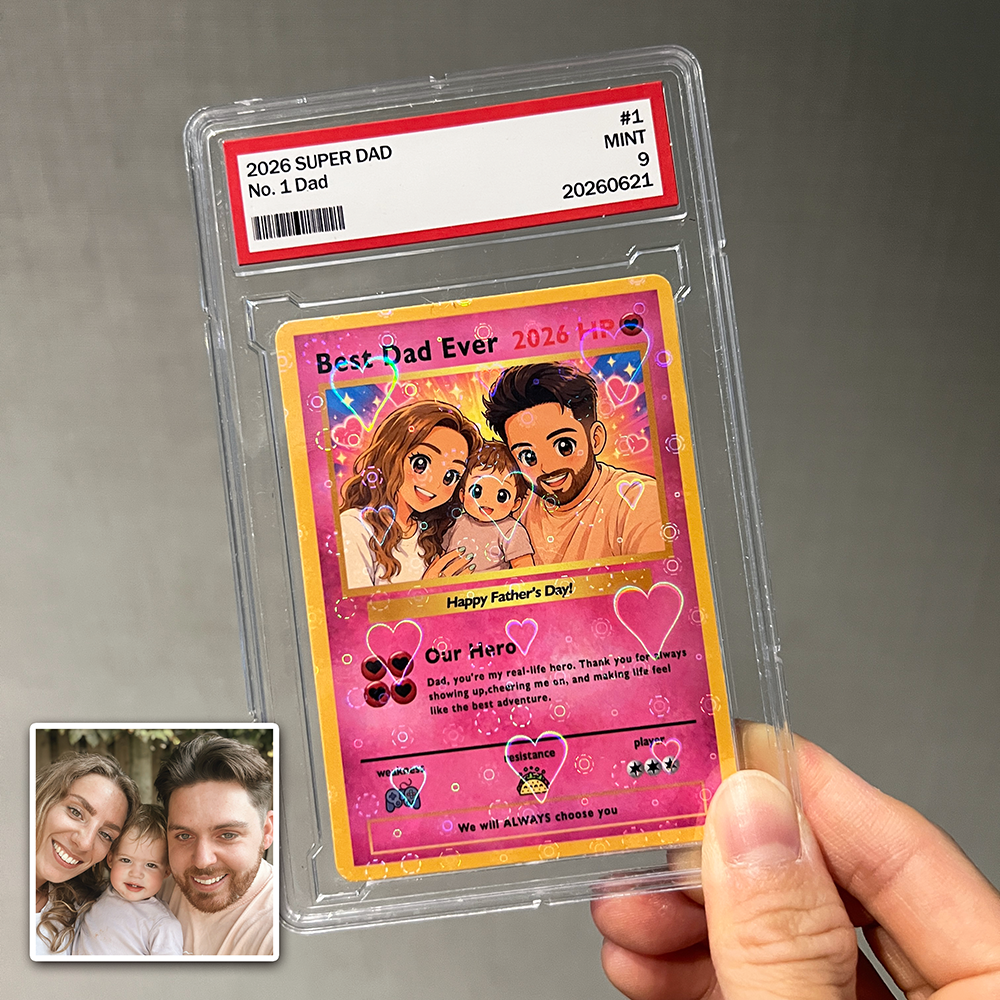Custom Cartoon "Our Hero" Trading Card