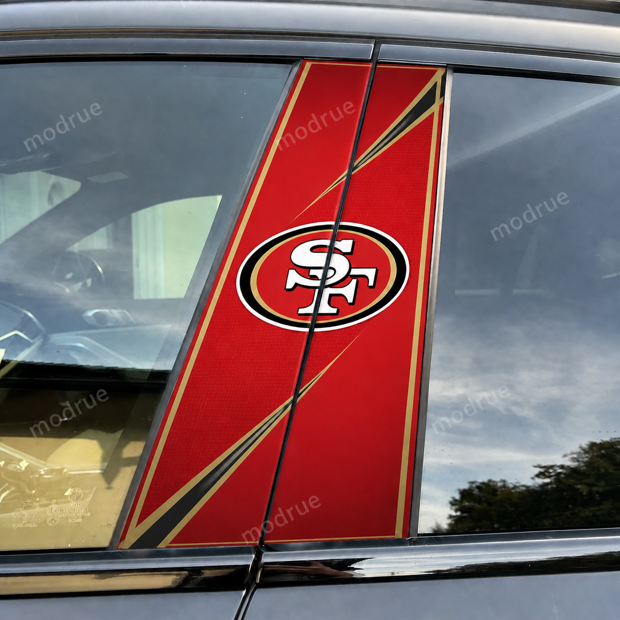 Football Team Car Pillar Wrap - Universal Fit