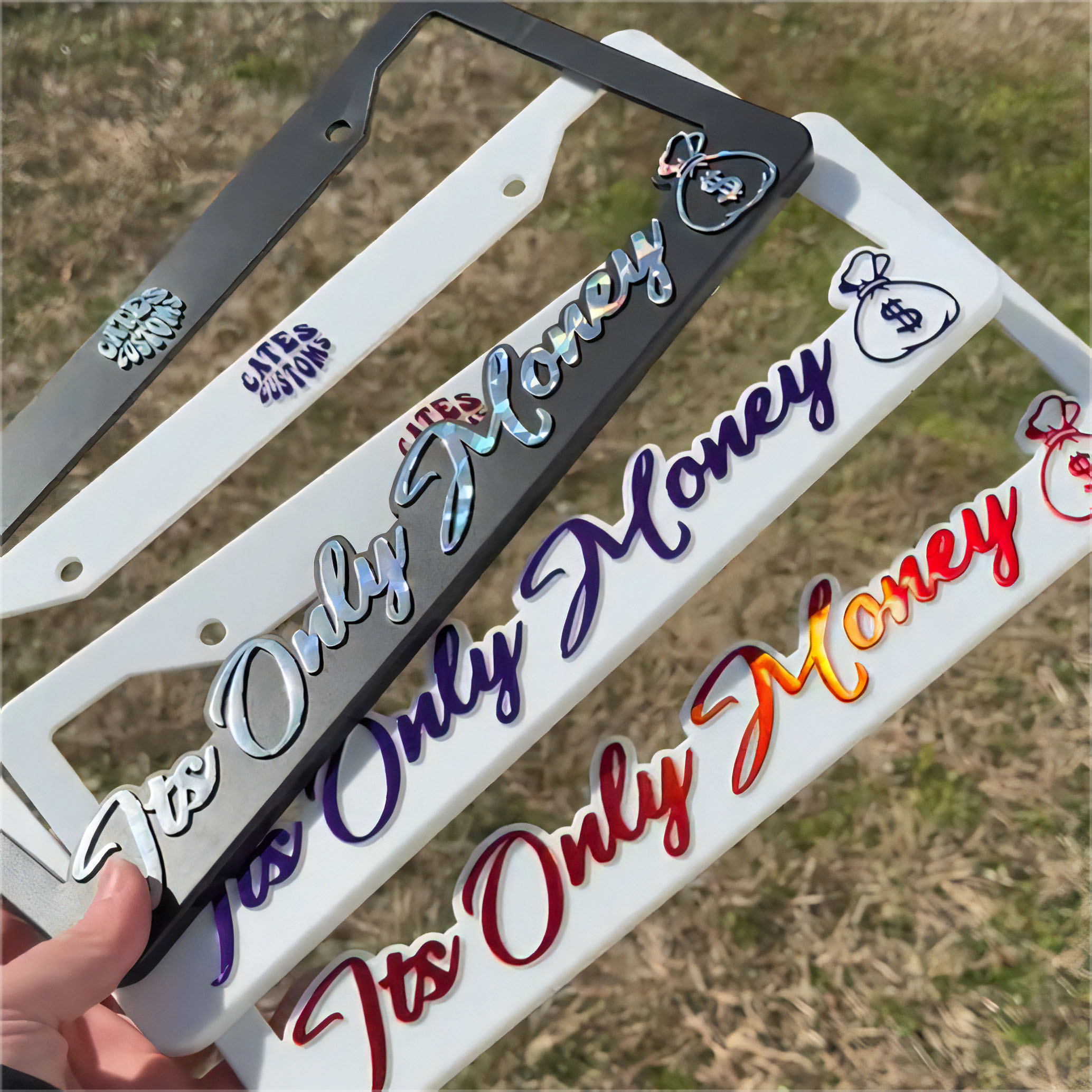 Personalized Heavy Duty License Plate Frame