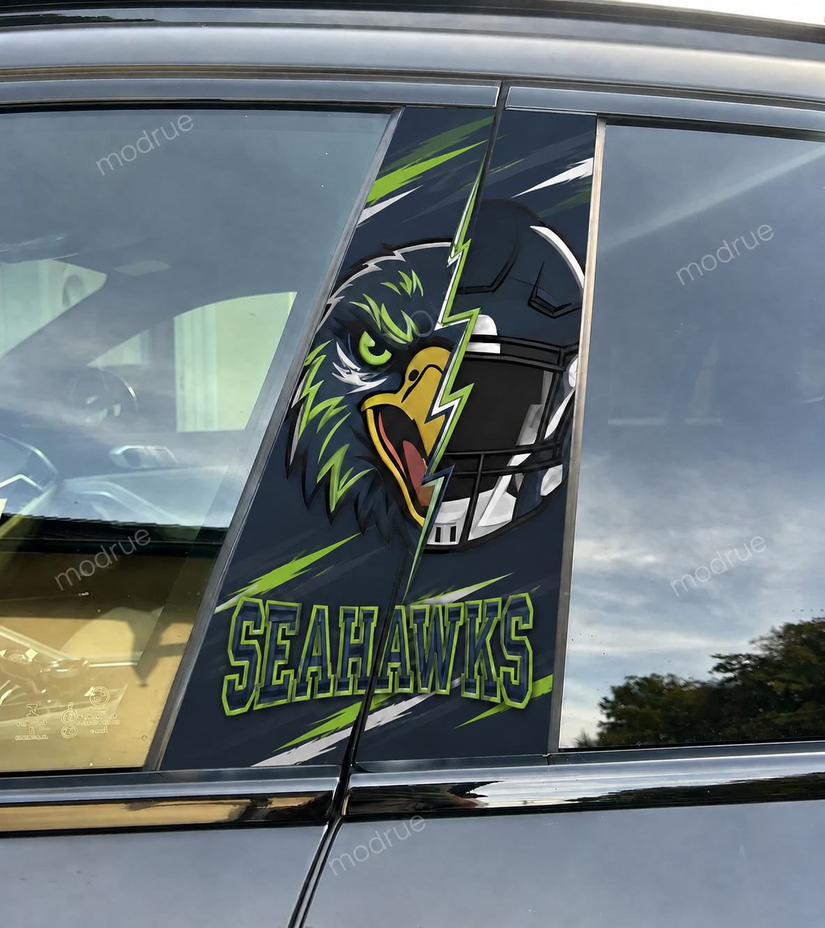 Football Team Mascot Edition Car Pillar Wrap - Universal Fit