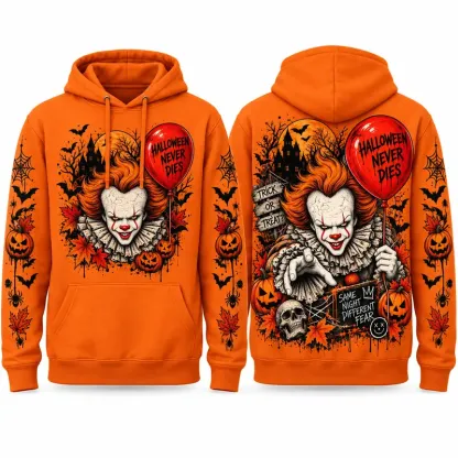 Spooky Season Horror Character Pullover Hoodie