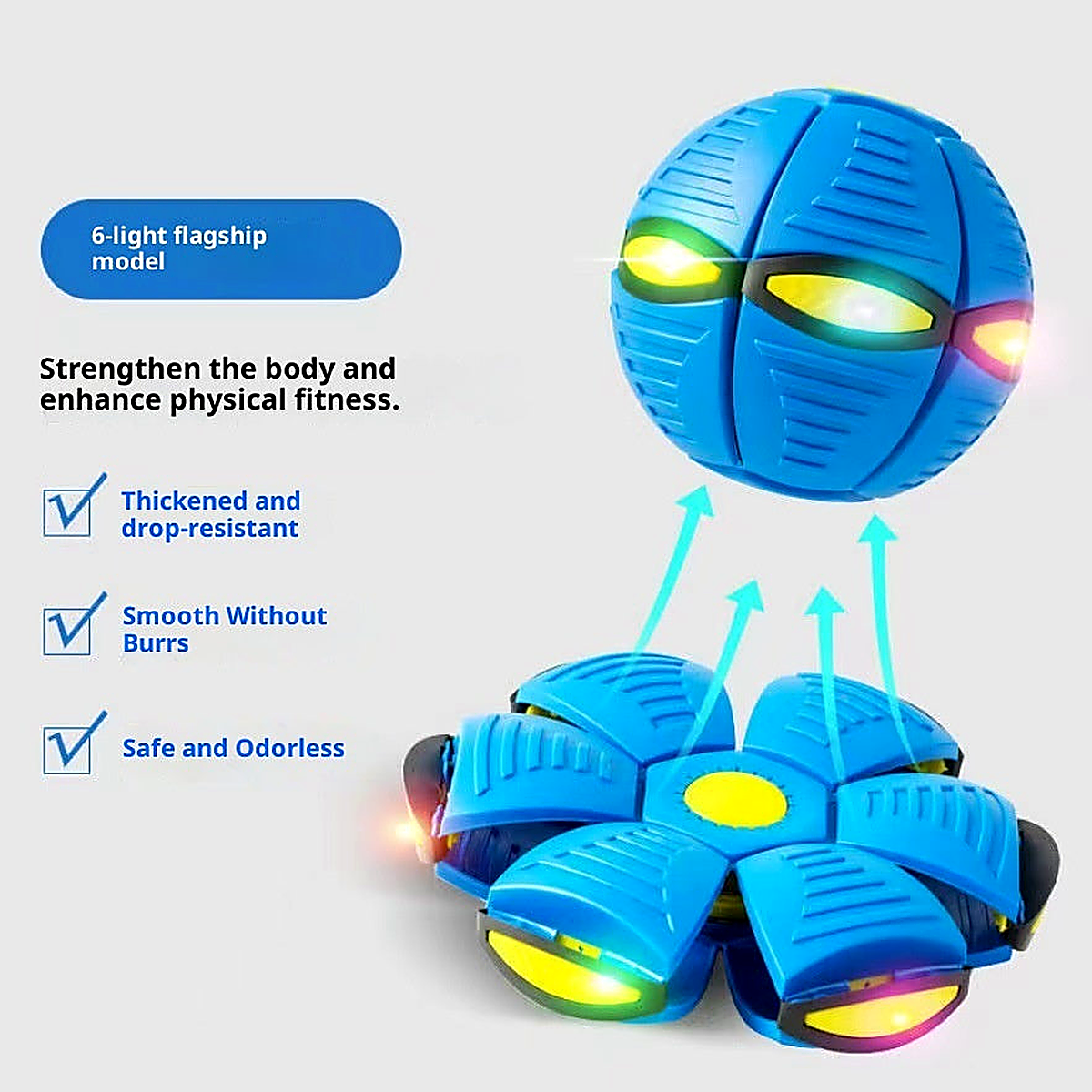 Magic Pop-Up Flying Saucer Ball Toy - View