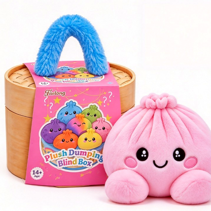 Cute Plush Dumpling Squishy Toy - Photo