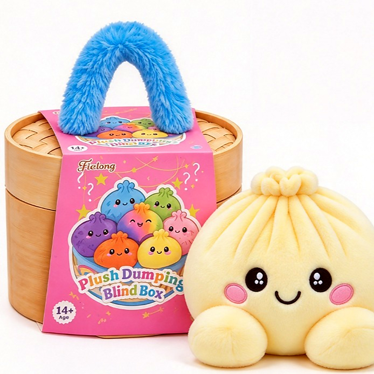 Cute Plush Dumpling Squishy Toy - Photo